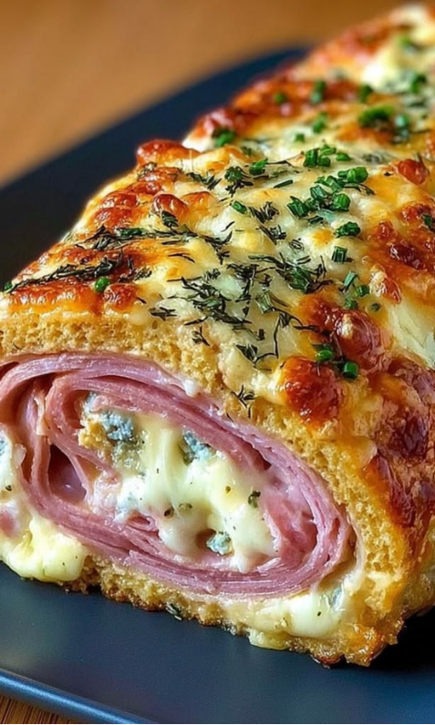 Misture presunto, queijo e uma massa super fofinha e prepare o salgado mais irresistível que já saiu do seu forno