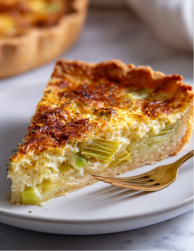 Misture alho-poró com um creme irresistível e prepare uma quiche tão saborosa que todos vão pedir a receita