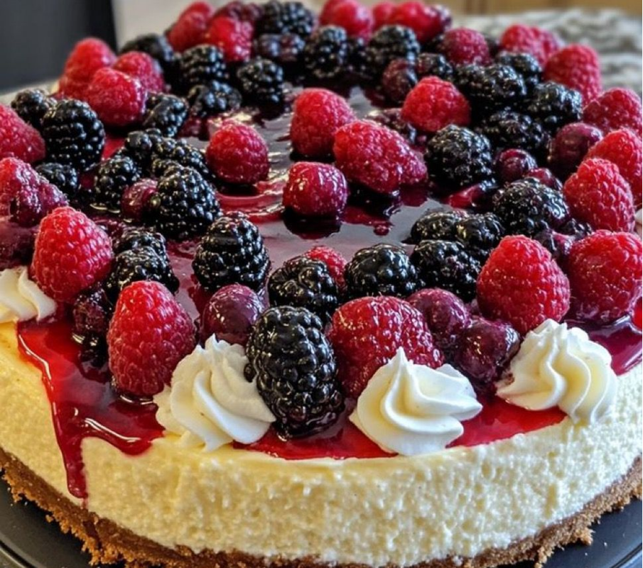 Misture cream cheese com frutas vermelhas e prepare uma sobremesa tão elegante que parece de confeitaria