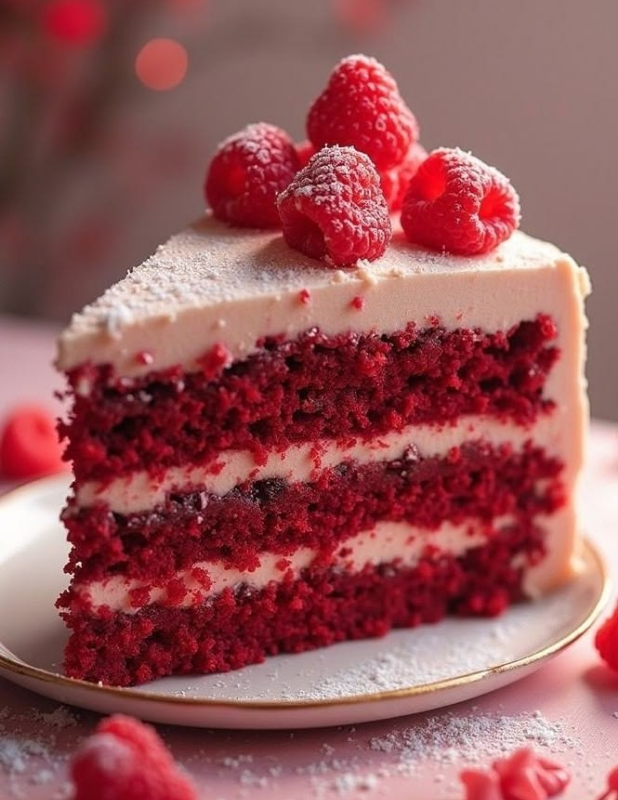 Misture cacau com um toque especial e prepare o bolo vermelho mais elegante e recheado que você já fez